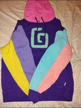 Karl Jacobs Colorblock Pullover Hoodie
